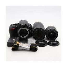 Nikon デジタル一眼レフカメラ D5600 ダブルズームキット ブラック D5600WZBK