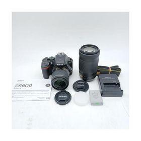 Nikon デジタル一眼レフカメラ D5600 ダブルズームキット ブラック D5600WZBK