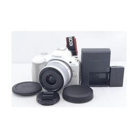 Canon ミラーレス一眼カメラ EOS R50 標準ズームレンズキット(RF-S18-45) ホワイト/APS-C/約376g EOSR50WH-1845ISSTMLK