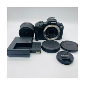 Canon ミラーレス一眼カメラ EOS R50 標準ズームレンズキット(RF-S18-45) ブラック/APS-C/約375g EOSR50BK-1845ISSTMLK
