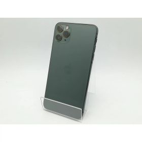 【中古】Apple SoftBank 【SIMロック解除済み】 iPhone 11 Pro Max 64GB ミッドナイトグリーン MWHH2J/A【津田沼】保証期間1週間【ランクC】