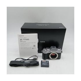 富士フイルム(FUJIFILM) ミラーレス一眼カメラ X-T50ボディ シルバー F X-T50-S