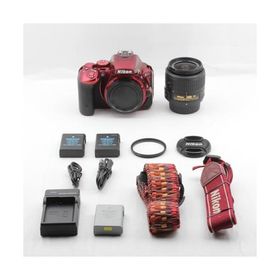 Nikon デジタル一眼レフカメラ D5500 18-55 VRII レンズキット レッド 2416万画素 3.2型液晶 タッチパネル D5500LK18-55RD