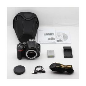 Nikon デジタル一眼レフカメラ D5500 ボディー ブラック 2416万画素 3.2型液晶 タッチパネル D5500BK