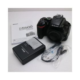 Nikon デジタル一眼レフカメラ D5500 ボディー ブラック 2416万画素 3.2型液晶 タッチパネル D5500BK