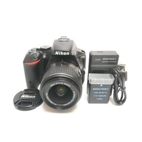 Nikon デジタル一眼レフカメラ D5500 18-55 VRII レンズキット ブラック 2416万画素 3.2型液晶 タッチパネル D5500LK18-55BK