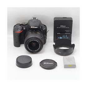 Nikon デジタル一眼レフカメラ D5500 18-55 VRII レンズキット ブラック 2416万画素 3.2型液晶 タッチパネル D5500LK18-55BK