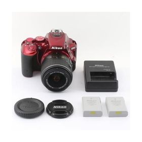 Nikon デジタル一眼レフカメラ D5500 18-55 VRII レンズキット レッド 2416万画素 3.2型液晶 タッチパネル D5500LK18-55RD