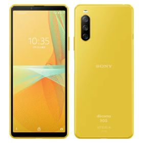 【SIMロック解除済】docomo Xperia10 III 5G SO-52B Yellow SONY 当社3ヶ月間保証 中古 イオシス