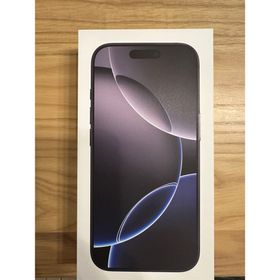アイフォーン(iPhone)のiPhone16pro 1TB ブラックチタニウム(スマートフォン本体)