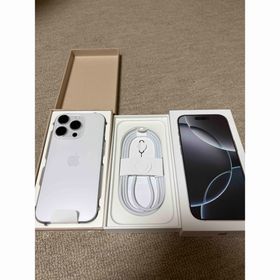 アイフォーン(iPhone)のApple iPhone16 Pro 512GB ホワイト 香港版 ダブルSIM(スマートフォン本体)
