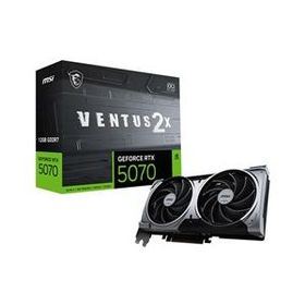 ★MSI GeForce RTX 5070 12G VENTUS 2X OC [PCIExp 12GB]【グラフィックボード・ビデオカード】【送料無料】