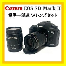 秒間10コマ連写❣️ Canon EOS 7D Mark II Wレンズセット