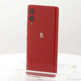 【中古】楽天 Rakuten Hand 64GB クリムゾンレッド P710 楽天 SIMフリー 【198-ud】