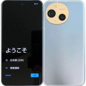 【中古】 SHARP AQUOS sense9 SHG14 Blue ブルー 128GB au SIMロック解除済 白ロム 本体