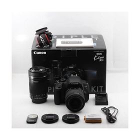 Canon デジタル一眼レフカメラ EOS Kiss X7i ダブルズームキット EF-S18-55 IS STM/EF-S55-250 IS STM付属 ブラック KISSX7I-WKIT