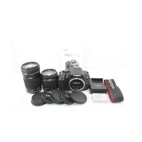 Canon デジタル一眼レフカメラ EOS Kiss X7i ダブルズームキット EF-S18-55 IS STM/EF-S55-250 IS STM付属 ブラック KISSX7I-WKIT