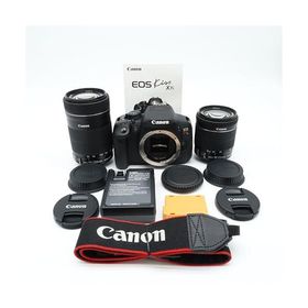 Canon デジタル一眼レフカメラ EOS Kiss X7i ダブルズームキット EF-S18-55 IS STM/EF-S55-250 IS STM付属 ブラック KISSX7I-WKIT