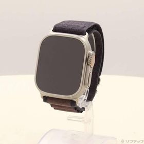 〔中古〕Apple(アップル) Apple Watch Ultra 2 GPS + Cellular 49mm チタニウムケース インディゴアルパインループ〔352-ud〕