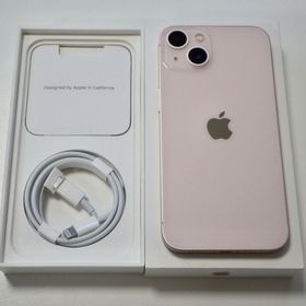 超美品 SIMフリー iPhone13 256GB ピンク 電池88% 送料無料