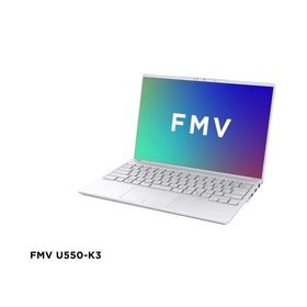 富士通(FUJITSU) FMV Note U FMVU550K3W 14.0型 Win11Home Corei5 メモリ16GB SSD512GB OfficeH&amp;B2024 シルバーホワイト U550-K3