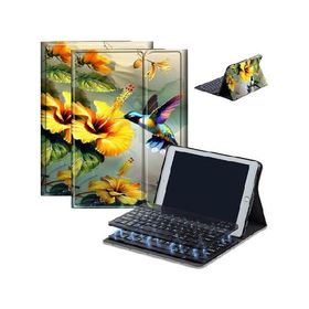 Case for Fire HD 10 ＆ 10 Plus Tablet (13th/11th Generation, 2023/2021 Release) 10.1" with Keyboard, PU Leather Multiple-Angles Keyboard C_並行輸入