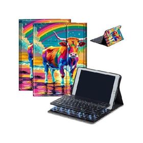 Case for Fire HD 10 ＆ 10 Plus Tablet (13th/11th Generation, 2023/2021 Release) 10.1" with Keyboard, PU Leather Multiple-Angles Keyboard C_並行輸入