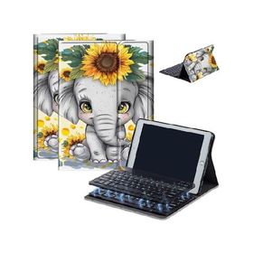 Case for Fire HD 10 ＆ 10 Plus Tablet (13th/11th Generation, 2023/2021 Release) 10.1" with Keyboard, PU Leather Multiple-Angles Keyboard C_並行輸入