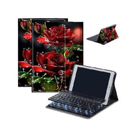 Case for Fire HD 10 ＆ 10 Plus Tablet (13th/11th Generation, 2023/2021 Release) 10.1" with Keyboard, PU Leather Multiple-Angles Keyboard C_並行輸入