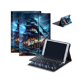 Case for Fire HD 10 ＆ 10 Plus Tablet (13th/11th Generation, 2023/2021 Release) 10.1" with Keyboard, PU Leather Multiple-Angles Keyboard C_並行輸入