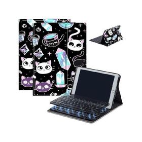 Case for Fire HD 10 ＆ 10 Plus Tablet (13th/11th Generation, 2023/2021 Release) 10.1" with Keyboard, PU Leather Multiple-Angles Keyboard C_並行輸入