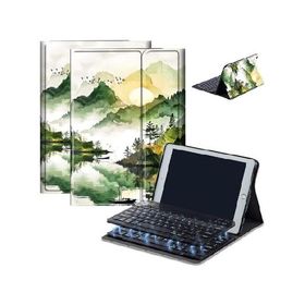 Case for Fire HD 10 ＆ 10 Plus Tablet (13th/11th Generation, 2023/2021 Release) 10.1" with Keyboard, PU Leather Multiple-Angles Keyboard C_並行輸入