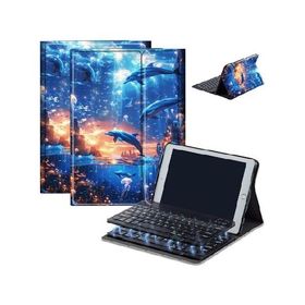 Case for Fire HD 10 ＆ 10 Plus Tablet (13th/11th Generation, 2023/2021 Release) 10.1" with Keyboard, PU Leather Multiple-Angles Keyboard C_並行輸入
