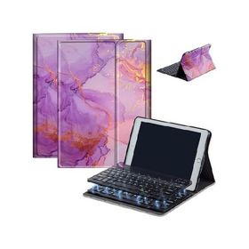 Case for Fire HD 10 ＆ 10 Plus Tablet (13th/11th Generation, 2023/2021 Release) 10.1" with Keyboard, PU Leather Multiple-Angles Keyboard C_並行輸入