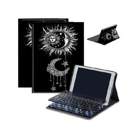 AIRWEE Case for Fire HD 10 ＆ 10 Plus Tablet (13th/11th Generation, 2023/2021 Release) 10.1" with Keyboard, PU Leather Multiple-Angles Key_並行輸入