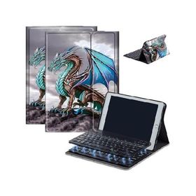 AIRWEE Case for Fire HD 10 ＆ 10 Plus Tablet (13th/11th Generation, 2023/2021 Release) 10.1" with Keyboard, PU Leather Multiple-Angles Key_並行輸入