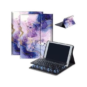 AIRWEE Case for Fire HD 10 ＆ 10 Plus Tablet (13th/11th Generation, 2023/2021 Release) 10.1" with Keyboard, PU Leather Multiple-Angles Key_並行輸入