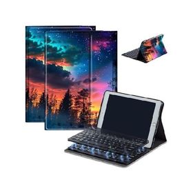 AIRWEE Case for Fire HD 10 ＆ 10 Plus Tablet (13th/11th Generation, 2023/2021 Release) 10.1" with Keyboard, PU Leather Multiple-Angles Key_並行輸入
