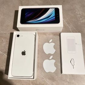 白*耳様 Apple iPhone SE (第2世代) ホワイト 本体 128G