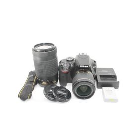 Nikon デジタル一眼レフカメラ D3400 ダブルズームキット ブラック D3400WZBK