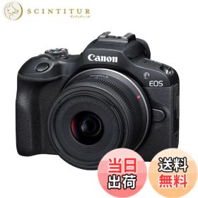 【送料無料】Canon ミラーレス一眼カメラ EOS R100 標準ズームレンズキット(RF-S18-45) ブラック/APS-C/約356g EOSR100-1845ISSTMLK