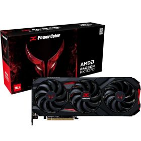 【新品】【即納】 【代引き不可】Powercolor Radeon RX9070 搭載 グラフィックボード GDDR6 16GB RX9070 16G-E/OC パソコン 周辺機器 PCパーツ グラフィックボード グラボ