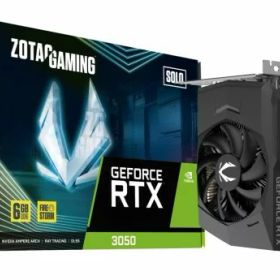 ZOTAC GAMING GEFORCE RTX 3050 6GB SOLO GDDR6 シングルファン グラフィックスカード ZT-A30510G-10L VD8802