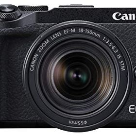 【中古】Canon ミラーレス一眼カメラ EOS M6 Mark II EF-M18-150 IS STM レンズキット ブラック EOSM6MK2BK-18150ISSTM