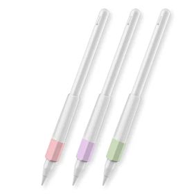 Apple Pencil グリップ 疲れ軽減 滑り防止 柔らかな握り心地 代替品 互換品 Apple Pencil Pro&Apple Pencil (USB-C) とApple Pencil (第二世代) 対応 三つセット 送料無料