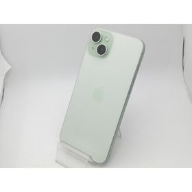 【中古】Apple 国内版 【SIMフリー】 iPhone 15 Plus 128GB グリーン MU0E3J/A【新橋烏森通り】保証期間１ヶ月【ランクA】