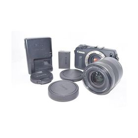 Canon ミラーレス一眼カメラ EOS M レンズキット EF-M18-55mm F3.5-5.6 IS STM付属 ブラック EOSMBK-18-55ISSTMLK