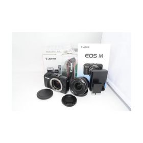 Canon ミラーレス一眼カメラ EOS M レンズキット EF-M18-55mm F3.5-5.6 IS STM付属 ブラック EOSMBK-18-55ISSTMLK