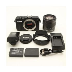 Canon ミラーレス一眼カメラ EOS M レンズキット EF-M18-55mm F3.5-5.6 IS STM付属 ブラック EOSMBK-18-55ISSTMLK