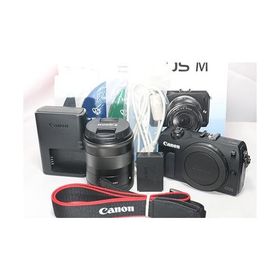 Canon ミラーレス一眼カメラ EOS M レンズキット EF-M18-55mm F3.5-5.6 IS STM付属 ブラック EOSMBK-18-55ISSTMLK